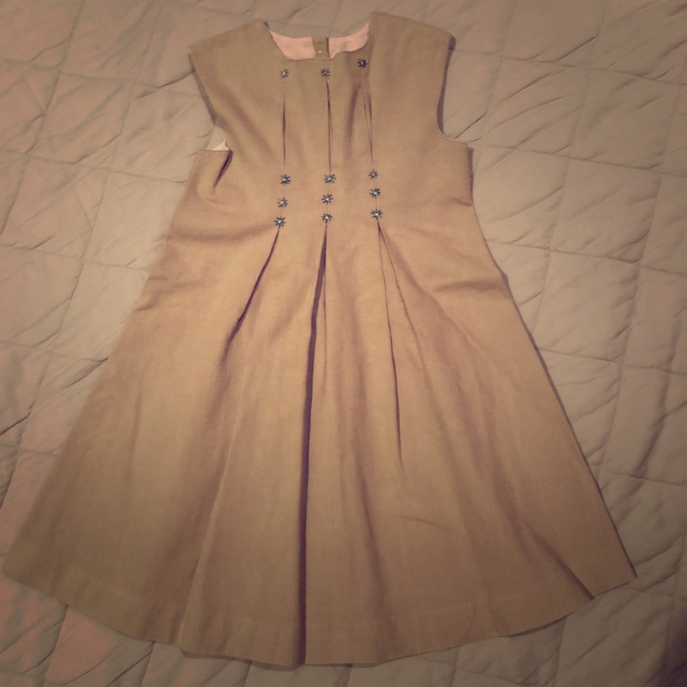 Jacadi khaki dress size 8